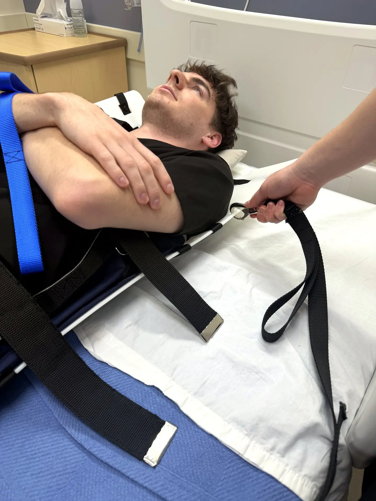 Step 6: Attach near strap